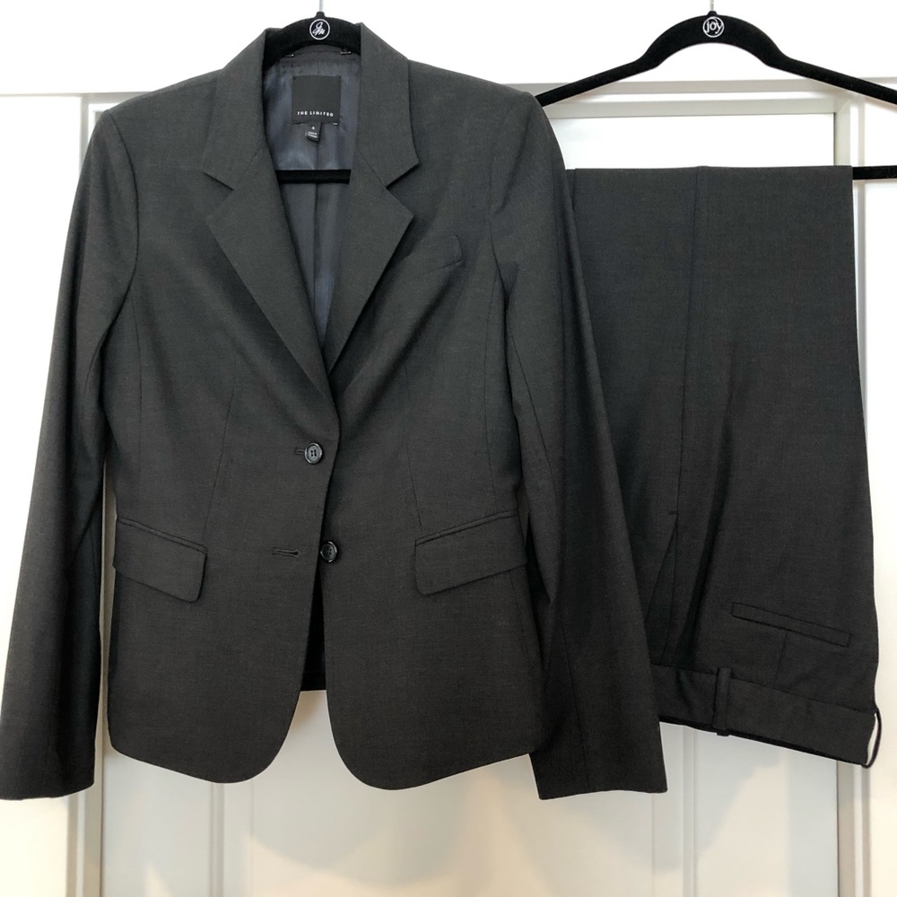 The Limited Charcoal Gray suit